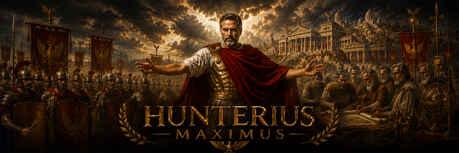 Hunterius Maximus — Roman Emperor banner